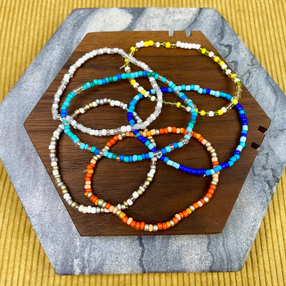 Bracelet - Smallest Sized Beads - Mixed Colors