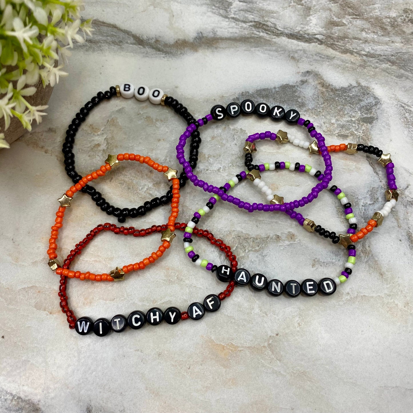 Bracelet - Halloween Beads