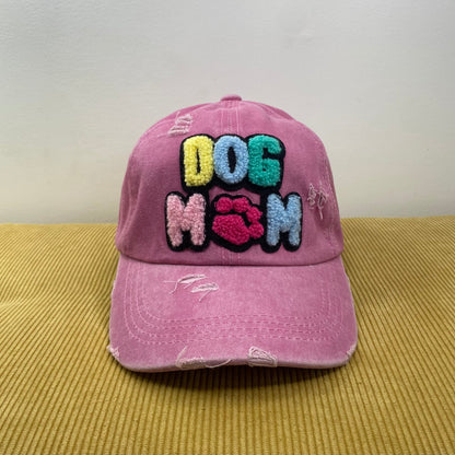 Hat - Dog Mom - Light Pink