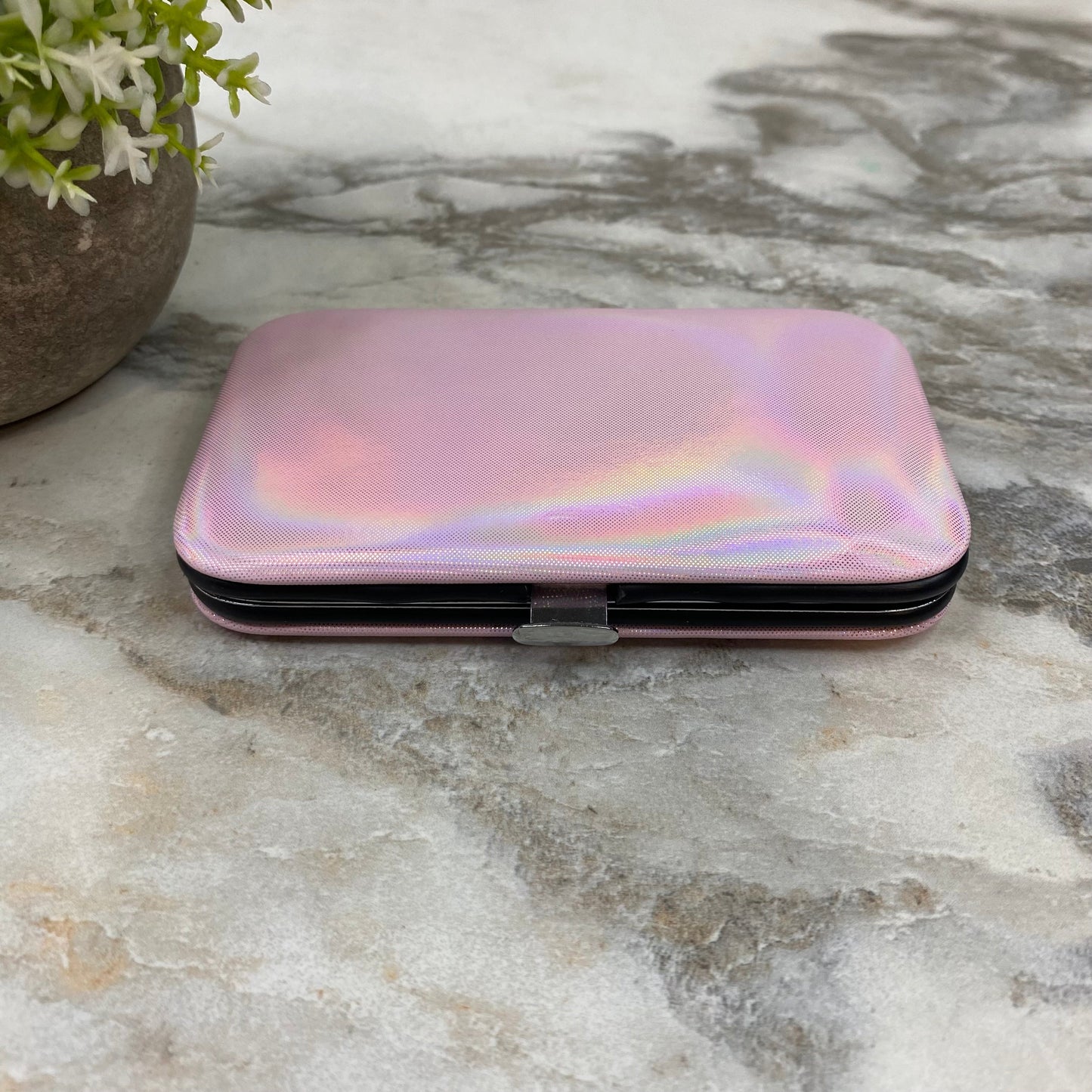 Manicure Nail Case & Set - Solid Holographic