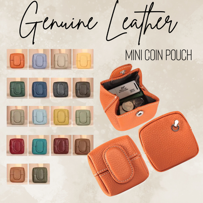 Coin Pouch - Genuine Leather - PREORDER